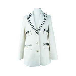 SANDRO Oversized Blazer With Gold Buttons